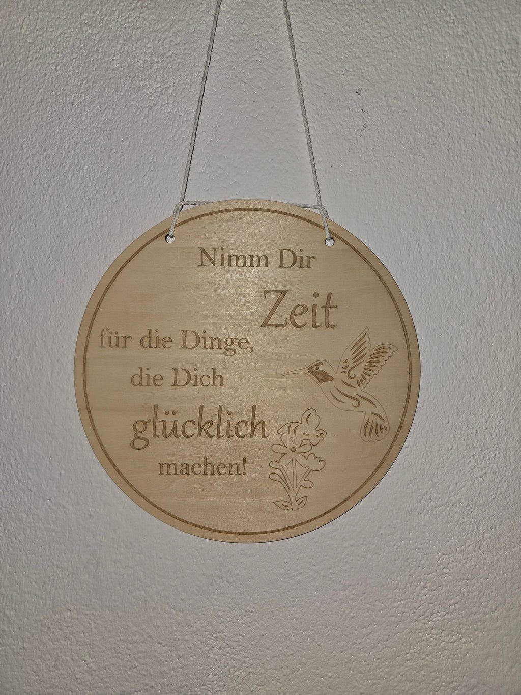 Personalisiertes Holzschild mit Spruch | Wanddeko aus Holz | Geschenk Idee Familie | Gravur Schild | Handmade Deko | Geschenk für Zuhause