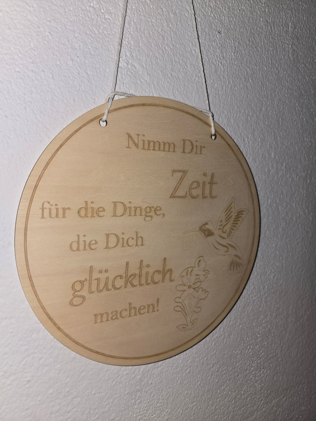 Personalisiertes Holzschild mit Spruch | Wanddeko aus Holz | Geschenk Idee Familie | Gravur Schild | Handmade Deko | Geschenk für Zuhause