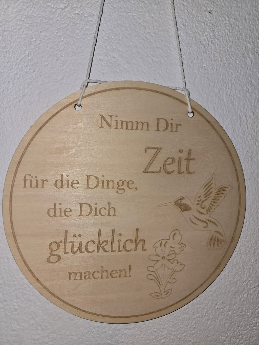 Personalisiertes Holzschild mit Spruch | Wanddeko aus Holz | Geschenk Idee Familie | Gravur Schild | Handmade Deko | Geschenk für Zuhause